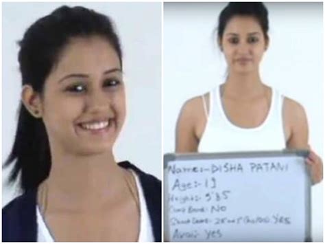 disha patani first ever audition video goes viral over internet