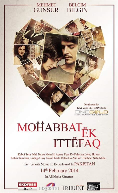 Turkish Film Mohabbat Ek Ittefaq To Release On 14 February 2014