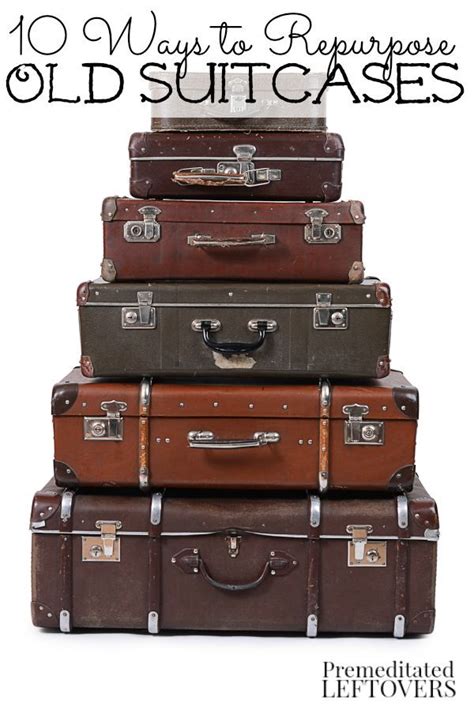 10 Ways To Repurpose Old Suitcases Save Money And Upcycle Your Old