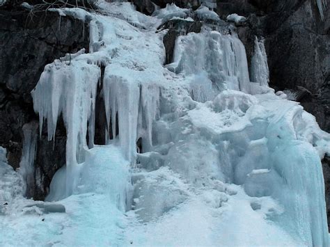 Images Gratuites Eau La Nature Cascade Neige Du Froid Hiver