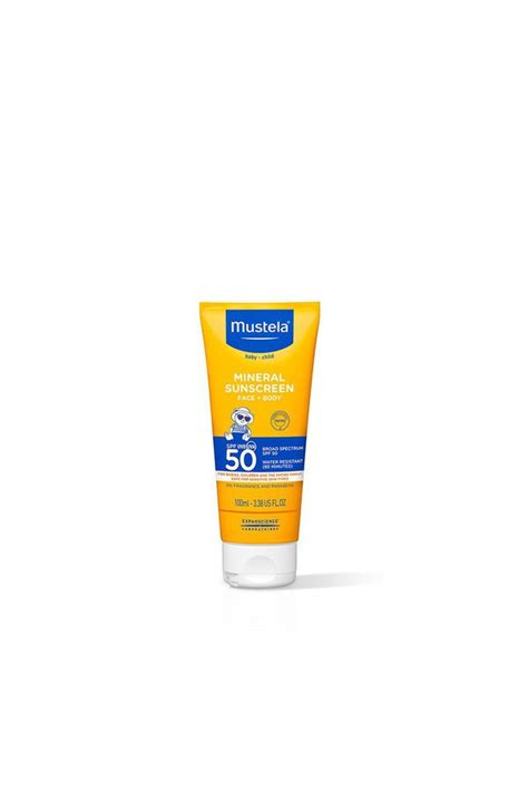 Mustela Spf 50 Mineral Sunscreen Lotion Natural Editorialist