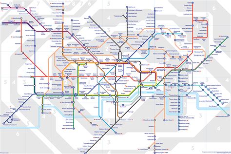 London Jubilee Line Map