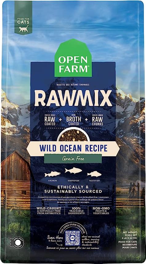 Amazon Open Farm Rawmix Wild Ocean Recipe For Cats Includes