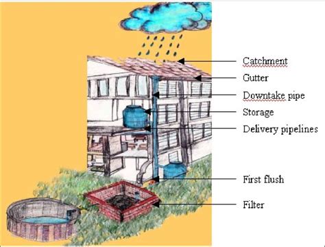 The Basic Components Of A Rainwater Harvesting System Source