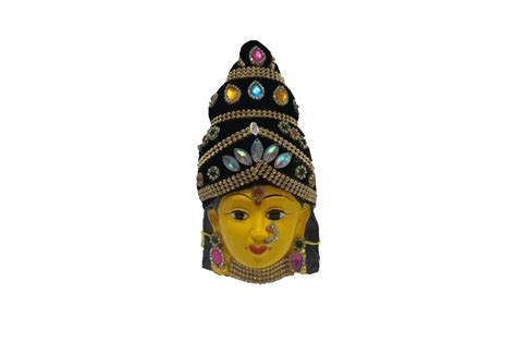 Metal Devi Amman Decorated Face 8 Inches For Temple Rs 840 Id