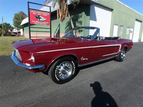 Used 1968 Ford Mustang Convertible For Sale 27900 Rose