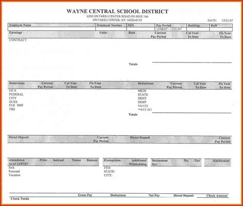 100% free printable paycheck stubs. Fillable Blank Pay Stubs Template - Template 1 : Resume Examples #Kw9kOAZ9JN