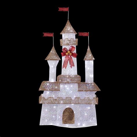 Kaitlin gates ·march 12, 2018. Home Accents Holiday 6 ft. Pre-Lit Twinkling Castle-TY373 ...