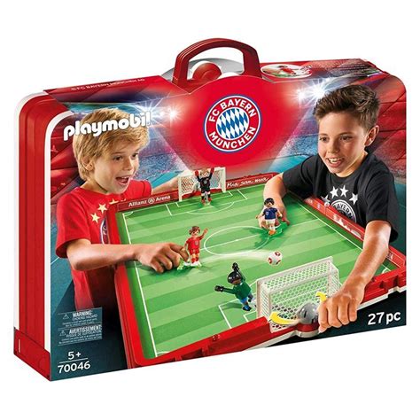 Ein paar kleinigkeiten des originalsets fehlen, dafür. PLAYMOBIL® FC Bayern München Fußballarena zum Mitnehmen ...