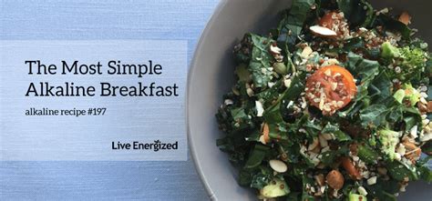Discover 10 common alkaline diet foods at 10faq health and stay better informed to make healthy living decisions. The Simple Alkaline Breakfast Recipe