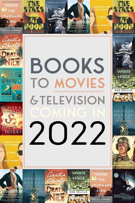 Books To Movies And Tv In 2022 Adaptations Coming Soon The Bibliofile