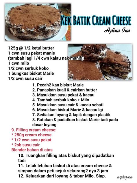 Tahukah anda, menurut kajian, dengan menikmati sepotong kek dapat mengurangkan rasa stress manusia. Resepi Kek Kukus Azlina Ina - Laskahx