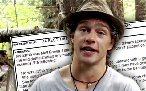 Alaskan Bush People Star Matt Brown Arrested For Dui Following Wild Night Of Partying And Sex