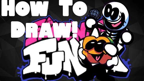 How To Draw Skid And Pump From Friday Night Funkin Tep By Step Como