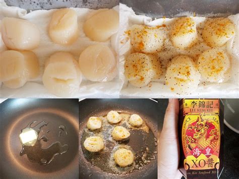 Pan Seared Scallops With Xo Sauce Delishar Singapore Cooking