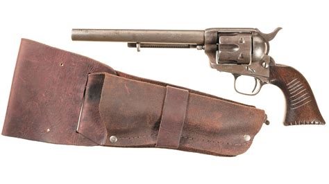 Antique Colt Single Action Army Revolver Holster Rock Island Auction