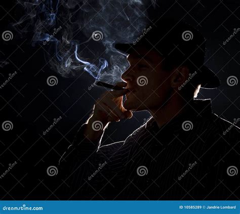 Gangster Smoking Royalty Free Stock Images Image 10585289