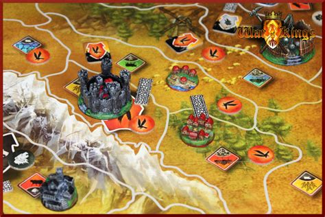 Medieval Strategy Board Game 6 Players War Of Kings Rainn Studios