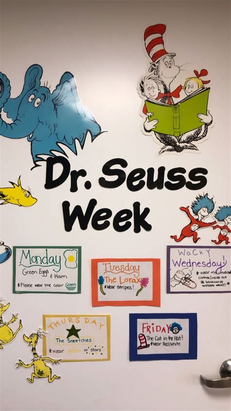 Dr Seuss Theme Week