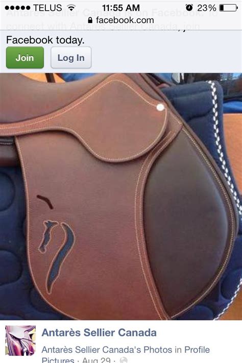 Antares Custom Saddle With Antares Logo Cutout Want Sooo Bad Horse