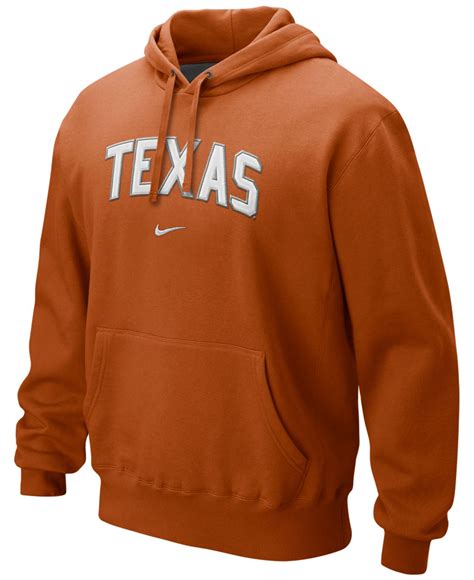 Lyst Nike Nike Mens Texas Longhorns Hoodie Sweatshirt In Orange For Men
