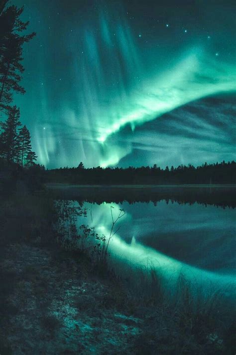 Aurora Boreal Na Finlândia Imagens Fantásticas Luzes Do Norte