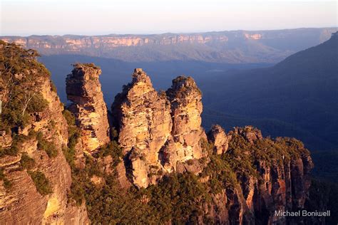 The Three Sisters Blue Mountains Australia By Michael Boniwell