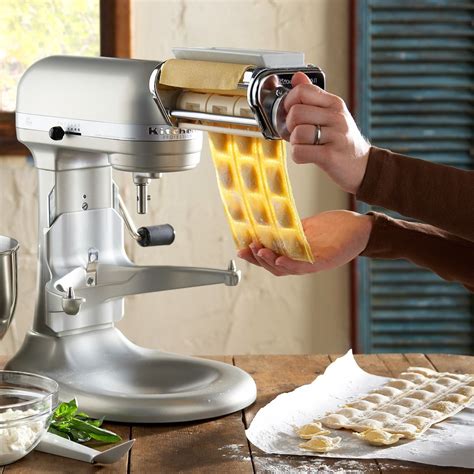 Check out these fabulous mixer gadgets! KitchenAid® Mixer Ravioli Attachment | Sur La Table ...