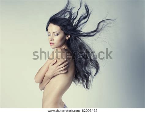 Fashion Photo Beautiful Nude Woman Magnificent Stock Photo Edit Now