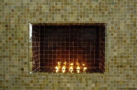 Fireplace With Moroccan Tiles Fireplace Moroccan Tile Moroccan Tiles