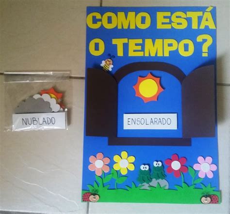 Cartaz Do Tempo Educação Infantil