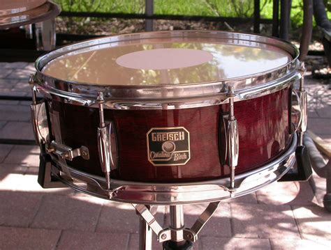 Gretsch 5x14 Catalina Birch Snare Drum In Cherry Red For Drum Set Lot