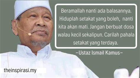 Kitabul ilmi 22 dzulhijjah 1436 ustadz ismail. Himpunan Kata-Kata Mutiara Ustaz Ismail Kamus | The Inspirasi