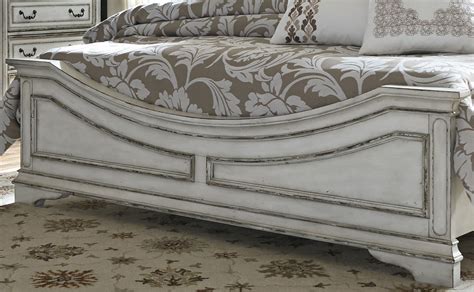 Visit artvan.com to see it all. Magnolia Manor Antique White King Upholstered Panel Bed ...