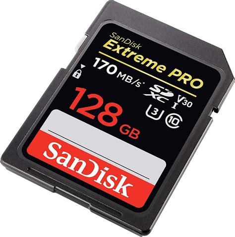 Cartao Memoria Sandisk Sdxc Extreme Pro U3 4k 170mbs 128gb Frete Grátis