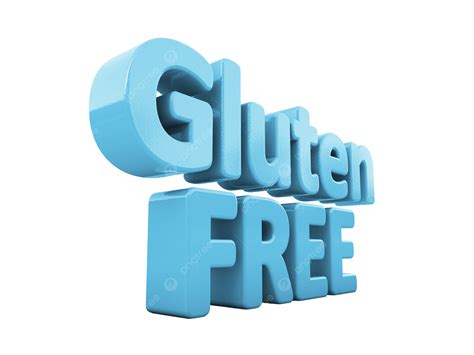 3d Gluten Free Gf Diet Dietary, Letters, Regime, Object PNG Transparent