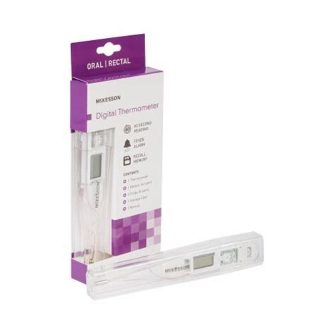 Mckesson Oral And Rectal Digital Thermometer Stick Digital Display 16