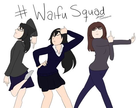 Waifu Squad By Lunatheoutcast On Deviantart