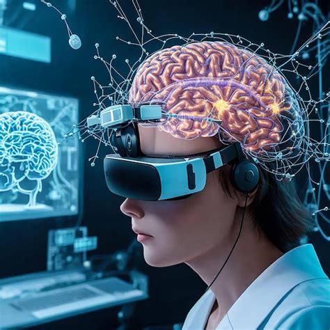 Premium Ai Image A Virtual Reality Simulation Where Researchers