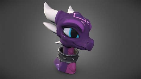 Cynder Sketchfab 3d Bust Challenge Download Free 3d Model By Tyler