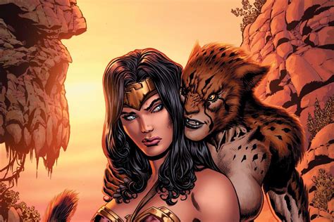Wonder Woman Vs Cheetah Art Wallpapers Wallpaper Cave