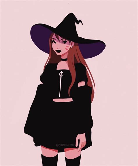 Pin By Something Creative On Halloween Witch Art Cartoon Art Styles