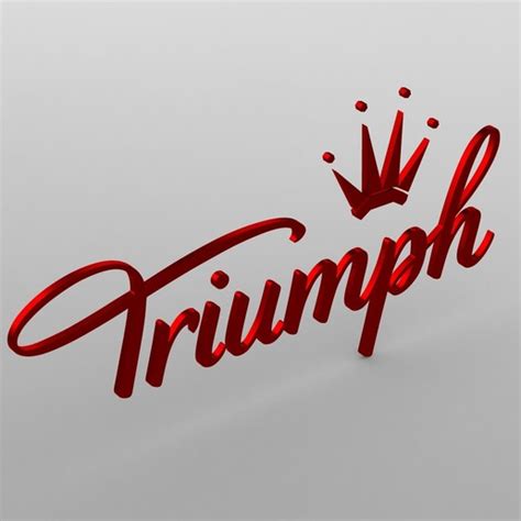 Download 3ds File Triumph Logo • 3d Printing Model ・ Cults
