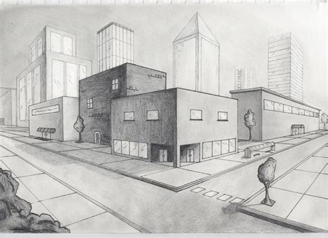 2point Atmospheric Perspective By Timluv Two Point Perspective City