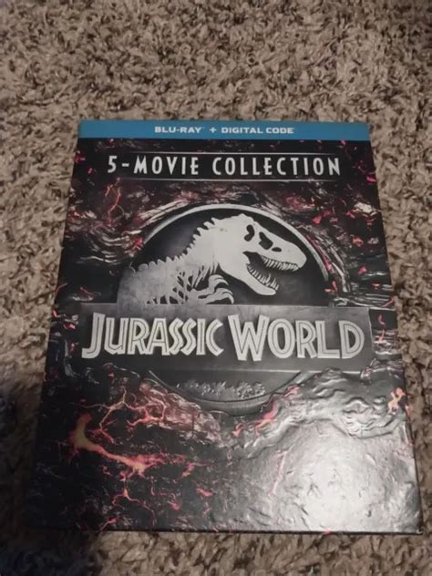 Jurassic World 5 Movie Collection Blu Raydigital Comes With Slip