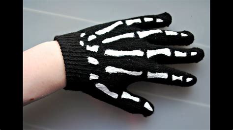 Diy Skeleton Gloves Skeleton Costume Diy Gloves Diy Skeleton Costume