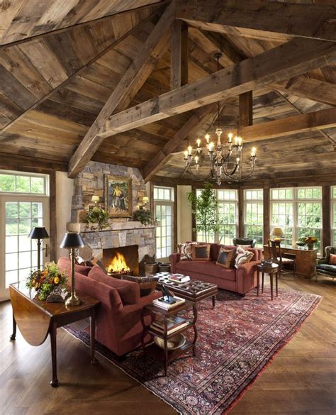22 Fantastic Rustic Living Room Design Home Decoration Style And
