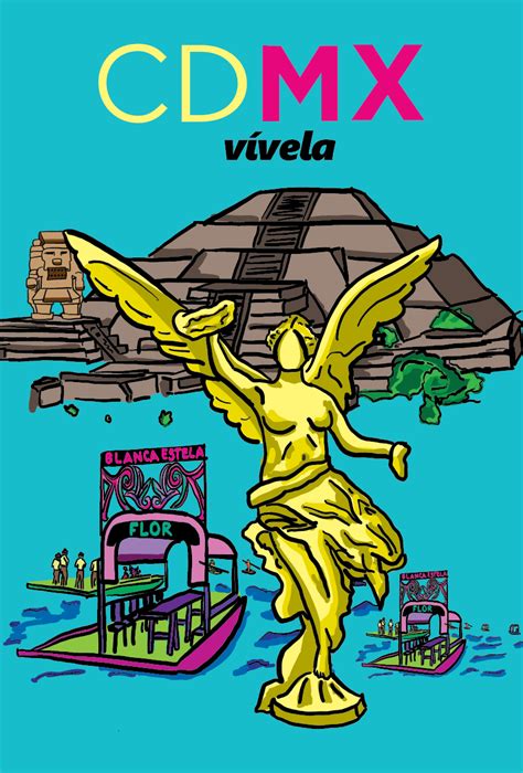 Mexico City Posters Vibrant City On Behance