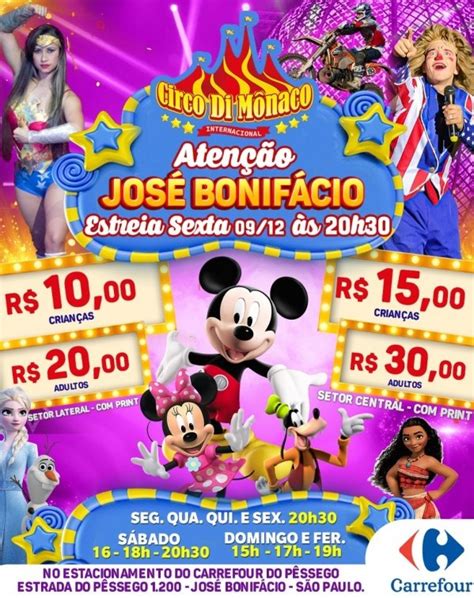 Circo Di Monâco Sex 0912 2030h Em São Paulo 2023 Sympla