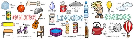 Ejemplos De Los Estados De La Materia Solido Liquido Y Gaseoso Images